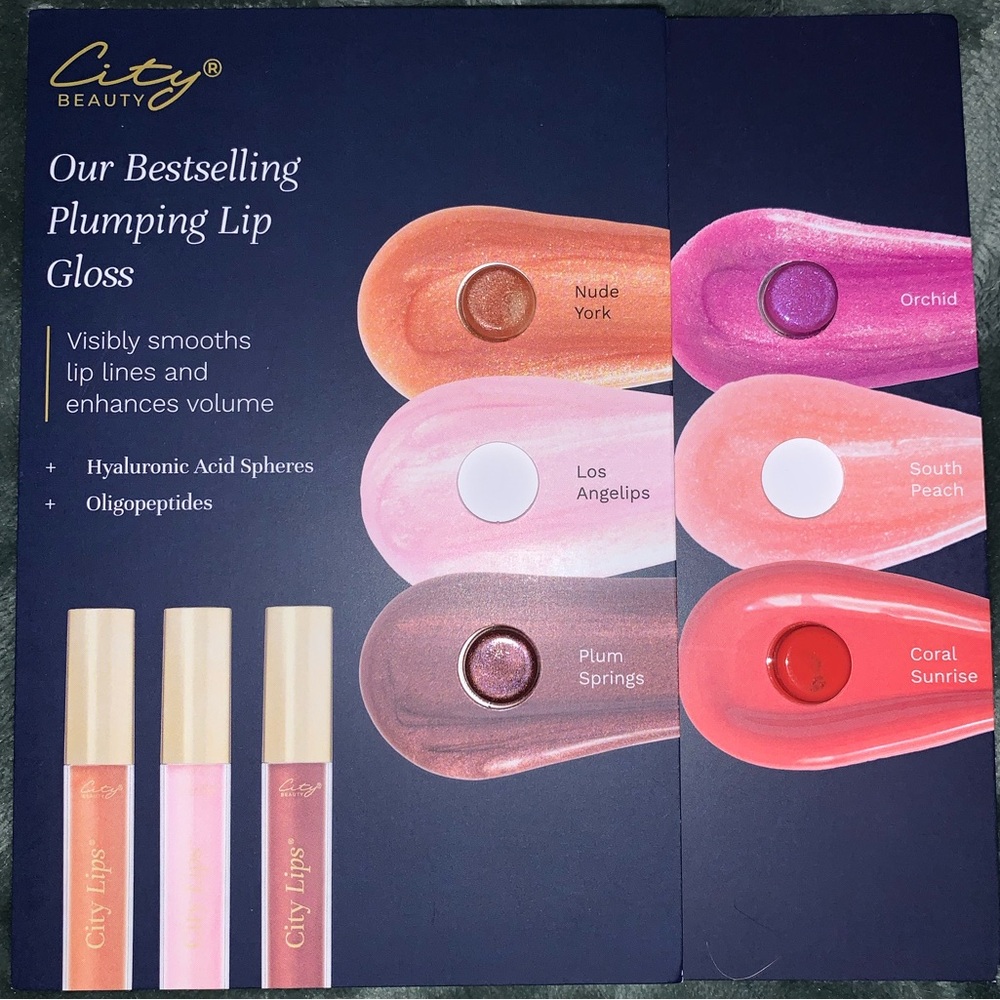 City Beauty City Lips Samples, New & Unopened
